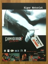 1998 Carmageddon 2 PC N64 Video Game Print Ad/Poster Official Promo Art Rare 90s picture