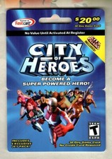 NCSOFT City of Heroes ( 2008 ) Gift Card ( $0 - NO VALUE - Collectible Only ) picture