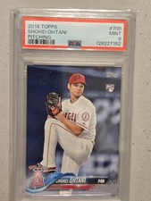 2018 TOPPS SHOHEI OHTANI #700 ROOKIE CARD GRADED PSA 9 MINT picture