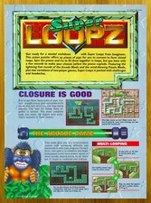 1994 Super Loopz SNES Super Nintendo Print Ad/Poster Authentic Video Game Art picture