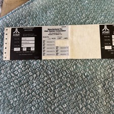 Vintage Factory Original Unknown Atari Sticker Primal Rage? picture