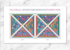 2026 Global: Post Crossing Forever International Stamps Sheet of 8 picture