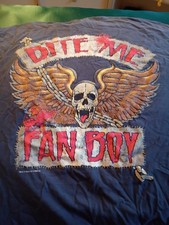 VNG 1993 LOBO BITE ME FANBOYShirt 2XL DC Comics Graphitti Dbl Sided 90s picture