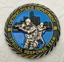 Detroit Michigan Police Department Special Response Team Challenge Coin picture