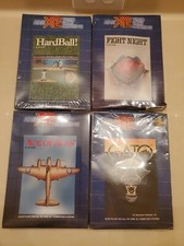 Atari XEGS XE GAME SYSTEM 4 BRAND NEW FACTORY SEALED GAMES GATO ACE FIGHT NIGHT picture