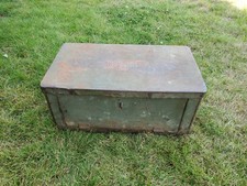 Rare Vintage Plomb Co Tool Box  Los Angeles CA Toolbox Plvmb Plumb 20.25x11.5x9