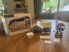 Dept 56 Flamingo Motel Original Snow Village Lighted Christmas House EXC COND picture