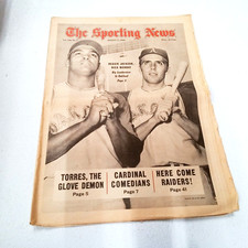The Sporting News Newspaper Aug. 17 1968 Reggie Jackson Rick Monday Oakland A's picture