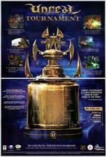 Unreal Tournament - PC FPS Game - Vintage Original Print Ad/Poster Promo 1999 picture