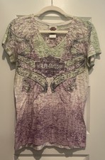 NEW WOT - Harley‑Davidson Womens Shirt Large V‑Neck  Virginia Beach VA picture