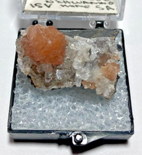 Superb Olmite with gemmy calcite on Maganese Thumbnail from South Africa picture
