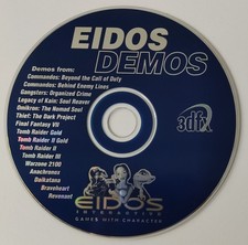 RARE 1999 Vintage Eidos Game Demos: Final Fantasy + Tomb Raider 1, 2 &3 - NEW picture