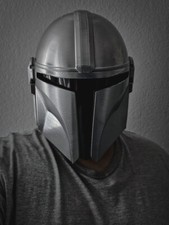 New Wearable Metal LARP Armor Mandalorian Helmet Star Wars Series Gift Handmade picture