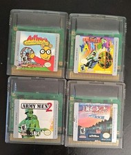 Disney's 101 Dalmatians, Arthur, Ultimate Paintball, & Army Men 2 (GBA) game lot picture