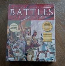 The Great Battles of Caesar - Rare New Sealed Large Retail Box - PC CD-ROM picture
