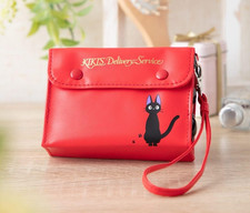 Studio Ghibl Kiki's Delivery Service Jiji Black Cat  Red Radio Pouch picture