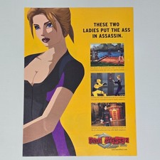 Fear effect 2 Retro Helix PlayStation PS1 Authentic Magazine Ad picture