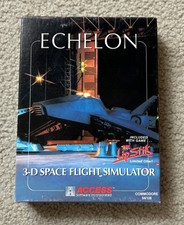 COMMODORE 64 Game - Echelon Space Flight Simulator Complete CIB picture