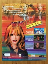 2002 Britney's Dance Beat PS2 GBA Print Ad/Poster Britney Spears Music Dance Art picture