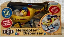 M&M's, HELICOPTER CANDY DISPENSER RARE 2014 BRAND NEW IN BOX MMs picture