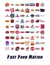 MOST POPULAR U.S. FAST FOOD RESTAURANT LOGOS 8x10 GLOSSY REPRINT VINTAGE picture