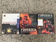 Crusader No Remorse , No Regret, Syndicate Wars PC Game Big Box Lot Windows 95 picture