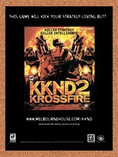 1998 KKND 2 Krossfire PC Original Advertisement / Retro Promo v1 picture