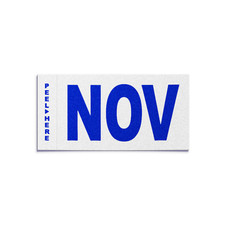 NOVEMBER - California License Plate YOM Month Sticker - CA DMV Registration Tag picture