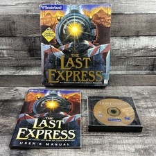 Vintage The Last Express Win 98 DOS Mac CD-ROM Game T Broderbund 3 Disc Big Box picture