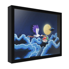 Yoshi's Island (Stork) - 3D Shadow Box (11