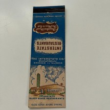 The Interstate Co. Chicago IL Vintage Matchbook Cover TMB29-2 picture