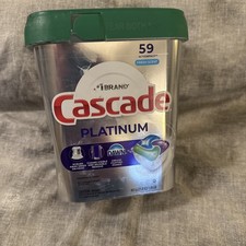 Cascade Platinum Dishwasher Pods, 59 Count (Pack of 1) Fresh Scent picture