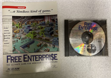 Free Enterprise PC Game (1996) - ULTRA RARE [PC Big Box & Complete] picture