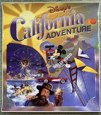 Disney's CALIFORNIA ADVENTURE Promotional Poster 2001 picture
