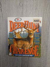 RARE EA Sports Deer Hunt Challenge 3D Video Game PC CD-ROM Vintage 1999 With Box picture