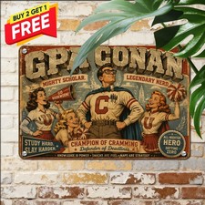 Revenge Of The Underdogs Cinema Sign Retro Campus Comedy Metal Wall Plaque picture