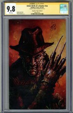 ORBIT BIRTH OF A SLASHER CGC 9.8 SS SIGNED JOHNNY DESJARDINS NYCC FREDDY KRUEGER picture