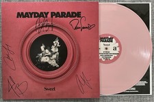 MAYDAY PARADE BAND SIGNED SWEET LP VINYL RECORD ALBUM AUTOGRAPHED - JSA COA picture