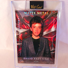 Wild Card 2026 Matte Metal America 250 David Faustino Insert Card #MMERwa2-DF picture