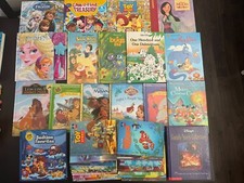 HUGE DISNEY 40 BOOK LOT - Hard Cover - SCHOLASTIC *  Summer Reading picture
