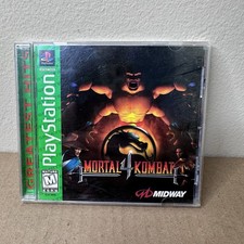 Mortal Kombat 4 Greatest Hits Sony PlayStation 1 PS1 SLUS-00605 Tested w/ Manual picture