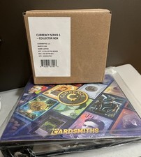CARDSMITHS CURRENCY SERIES 5 COLLECTOR BOX INNER CASE (12 BOXES) SEALED W/BINDER picture