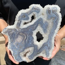 1880G  Natural Moss Agate Slice Crystal Quartz Mineral Decorate Energy Healing picture