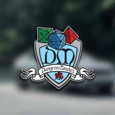 DUNGEON MASTER STICKER Dungeons & Dragons DND D&D Computer/Notebook Decal 6