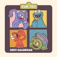 Sesame Street Calendar 2027 Character Art Wall Calendar picture