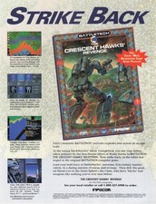 Battletech Crescent Hawks' Revenge Advertisement Magazine Vintage Mechwarrior Ad picture