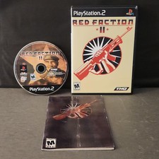 Red Faction II Sony PlayStation 2 PS2 Game CIB M THQ NTSC-U/C Action Shooter picture