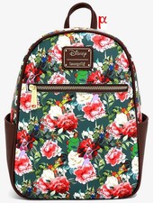 Loungefly Disney Robin Hood Cast Jungle Forest Floral Mini Backpack Exclusive picture