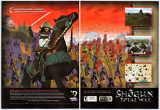 Vintage Print Ad 2000 Shogun Total War RTS PC Game Original Promo Poster Art picture