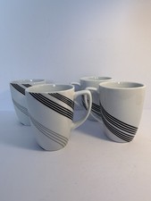 SET OF 4 Corelle URBAN ARC 12-oz Square Mugs Cups; Corelle Coordinates picture